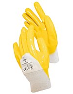 Nitrile Coated Cotton Gloves Istanbul – Yellow
