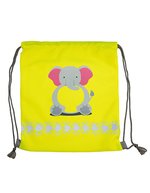 Childrens Gym Bag Funtastic Wildlife – Elephant Yellow