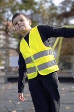 Korntex Hi-Vis Sicherheitsweste Aarhus für Kinder, Signal Orange XS (3-6 Jahre), KX200 – Bild 1