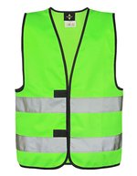 Korntex Hi-Vis Sicherheitsweste Aarhus für Kinder – Neon Green