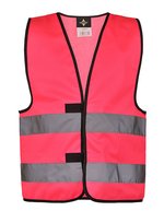 Korntex Hi-Vis Sicherheitsweste Aarhus für Kinder – Neon Pink