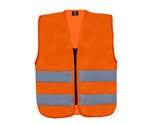 Korntex Hi-Vis Sicherheitsweste Aalborg für Kinder, Signal Orange S (7-12 Jahre), KX201 – Bild 3