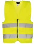 Korntex Hi-Vis Sicherheitsweste Aalborg für Kinder, Blue XXS (3/4 Jahre), KX201 – Signal Yellow