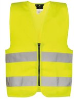 Korntex Hi-Vis Sicherheitsweste Aalborg für Kinder, Signal Orange S (7-12 Jahre), KX201 – Segnale Giallo