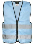 Korntex Hi-Vis Sicherheitsweste Aalborg für Kinder, Blue XXS (3/4 Jahre), KX201 – Sky Blue