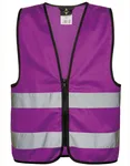 Korntex Hi-Vis Sicherheitsweste Aalborg für Kinder, Blue XXS (3/4 Jahre), KX201 – Violett