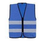 Korntex Hi-Vis Warnweste Cologne mit Reißverschluss, Royal Blue M, KX217 – Bild 3