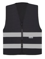 Hi-Vis Warnweste Cologne mit Reißverschluss – Black
