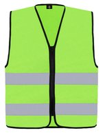 Korntex Hi-Vis Warnweste Cologne mit Reißverschluss, Royal Blue M, KX217 – Vert citron