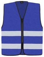 Hi-Vis Warnweste Cologne mit Reißverschluss – Royal Blue