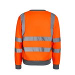 Korntex Hi-Vis Sweatshirt Limerick mit Reflexstreifen, Black S, KX324 – Bild 4