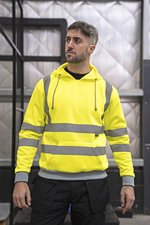 Korntex Hi-Vis Hoody mit Reflektionsstreifen, Black S, KX421 – Bild 1