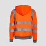 Korntex Hi-Vis Hoody mit Reflektionsstreifen, Black S, KX421 – Bild 4