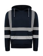 Korntex Hi-Vis Hoody mit Reflektionsstreifen – Navy