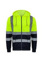 Korntex Hi-Vis Kapuzen-Sweatjacke mit Reflexstreifen, Signal Orange S, KX422 – Bild 3