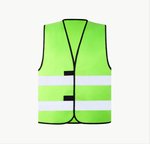 Korntex Warnweste Neon-Orange mit Reflektoren, Signal Orange S, KX500 – Bild 3