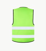 Korntex Warnweste Neon-Orange mit Reflektoren, Signal Orange S, KX500 – Bild 4