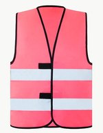 Korntex Warnweste Neon-Orange mit Reflektoren – Neon Pink
