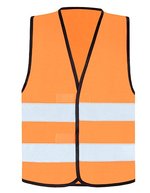 Korntex Warnweste Neon-Orange mit Reflektoren – Signal Orange