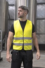 Korntex CO²-neutrale Hi-Vis Warnweste Paris, Signal Orange S, KX500CO2 – Bild 1