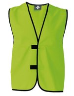 Korntex Promotion-Weste Leipzig, 100% Polyester, Black S, KX501 – Neon Green