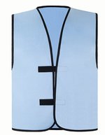 Korntex Promotion-Weste Leipzig, 100% Polyester, Black S, KX501 – Sky Blue