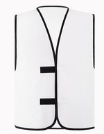 Korntex Promotion-Weste Leipzig, 100% Polyester, Black S, KX501 – White