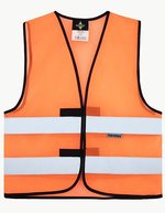 Korntex Hi-Vis Mesh Safety Vest Thessaloniki Blue XXL (KX502) – Signal Orange