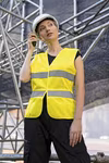 Korntex Gilet de sécurité haute visibilité Frankfurt pour femmes, Signal Orange XL, KX503 – image 2