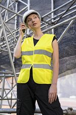 Korntex Hi-Vis Sicherheitsweste Frankfurt für Damen, Signal Orange XL, KX503 – Bild 1