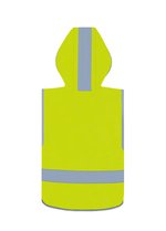 Korntex Sicherheitsweste mit Kapuze für Kinder, Signal Orange S (7-12 Jahre), KX504 – Bild 4