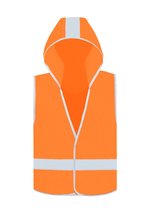 Korntex Sicherheitsweste mit Kapuze für Kinder – Signal Orange