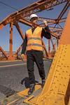 Korntex Robuste Hi-Vis Sicherheitsweste Goeppingen, Signal Orange L, KX505 – image 2