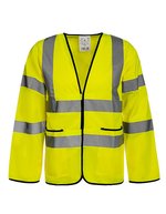 Korntex Leichte Sicherheitsjacke Andorra Signalfarben – Signal Yellow