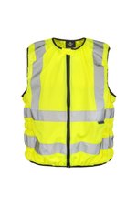 Korntex Hi-Vis Biker Sicherheitsweste mit Reflexstreifen, Signal Yellow L, KX511 – Bild 3