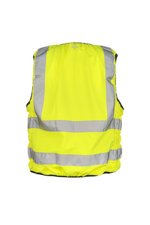 Korntex Hi-Vis Biker Sicherheitsweste mit Reflexstreifen, Signal Yellow L, KX511 – Bild 4