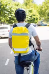Korntex Reflektierendes Rucksackcover Tilburg, Signalgelb, Signal Yellow 54 x 27 cm, KX513 – Bild 2