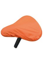 Korntex Wasserabweisender Fahrradsattelüberzug "Meilen, Black One Size, KX515 – Signal Orange