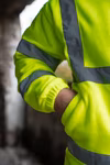 Korntex Hi-Vis Fleece Jacket Bergen with Reflectors, Signal Orange L, KX800 – image 5