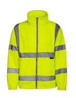 Korntex Hi-Vis Fleecejacke Bergen mit Reflektoren – Signal Yellow