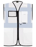 Korntex Multifunktionale Sicherheitsweste Berlin, metallfrei, Blue XL, KX802 – White