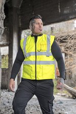 Korntex Hi-Vis Wende-Sicherheitsbodywarmer Ural 2-in-1, Signal Orange S, KX803 – Bild 1