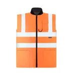 Korntex Hi-Vis Wende-Sicherheitsbodywarmer Ural 2-in-1, Signal Orange S, KX803 – Bild 3