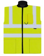 Hi-Vis Wende-Sicherheitsbodywarmer Ural 2-in-1 – Signal Yellow
