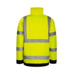 Korntex Hi-Vis Regenjacke Tampere, Signalfarbe, Signal Orange S, KX804 – Bild 4