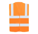 Korntex Triple Norm Warnweste flammenhemmend 120 g/m², Signal Yellow M, KX806 – image 3