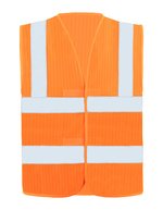 Korntex Triple Norm Warnweste flammenhemmend 120 g/m², Signal Orange S, KX806 – Bild 2