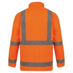 Korntex Hi-Vis Softshelljacke Turku mit Fleece, Signal Orange S, KX807 – Bild 4