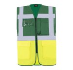 Korntex CO²-neutrale Multifunktions-Sicherheitsweste Hamburg, Paramedic Green/Yellow 4XL, KX810 – Bild 3