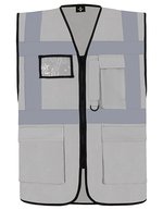 CO² Neutral Multifunctional Executive Safety Vest Hamburg – Ash